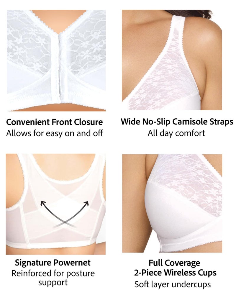 Exquisite Form Womens Front Close Posture #5100565 Bra, Walnut, 38B US - Image 2